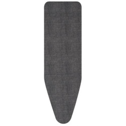 Калъф за дъска за гладене Brabantia - Denim Black, B 124 x 38 х 0.8 cm