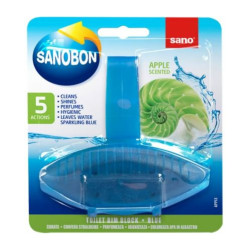 Ароматизатор за тоалетна Sano - WC Bon Blue Apple, 55 g