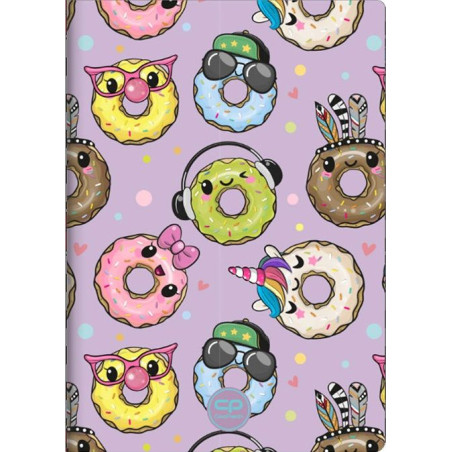 Тетрадка А5 Coolpack мека корица PP 60 л. ред Happy donuts