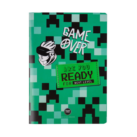 Тетрадка А5 Coolpack мека корица PP 32л. квадратчета Game Zone