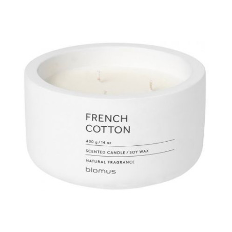 Ароматна свещ Blomus Fraga - XL, French Cotton, Lily White