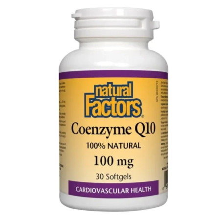 Коензим Q10 капсули за сърце 100мг х30 Natural Factors