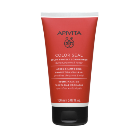 Apivita color seal балсам за боядисана коса с протеини от киноа и мед 150ml