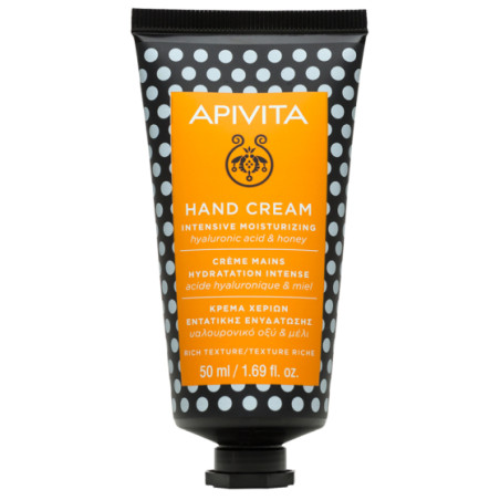 Apivita интензивно хидратиращ крем за ръце с хиалуронова киселина и мед 50ml