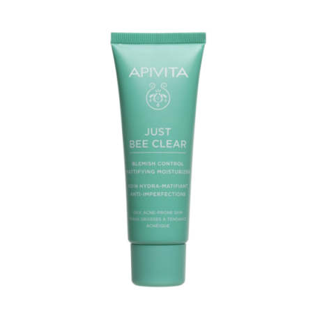 Apivita Just bee clear Хидратиращ матиращ крем 40мл