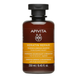 Apivita nourish & repair подхранващ и възстановяващ балсам за суха и увредена коса с маслина и мед 1