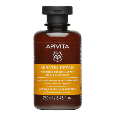 Apivita nourish & repair подхранващ и възстановяващ балсам за суха и увредена коса с маслина и мед 1