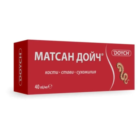 Матсан Дойч крем за кости, стави и сухожилия 40мл червен