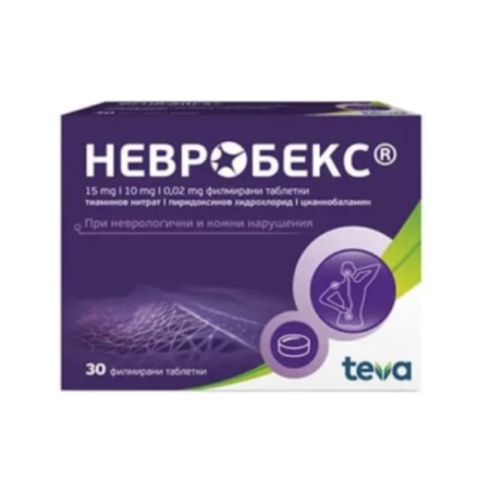 Невробекс таблетки при неврити, полиневрити, невралгии х30