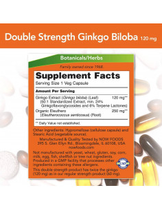 Ginkgo Biloba 120 mg / Double Strength 2