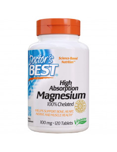 BEST High Absorption 100- Chelated Magnesium