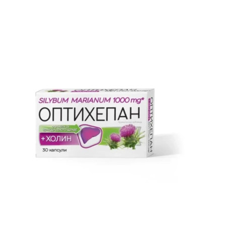 Оптихепан капсули за здрав черен дроб х30