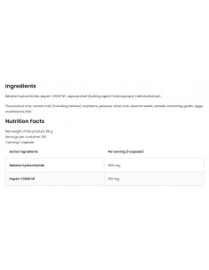 Betaine HCl + Pepsin 2