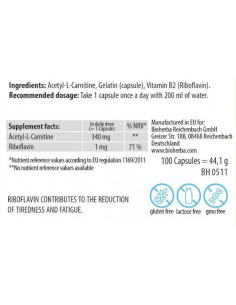 Acetyl L-Carnitine 250 mg 2