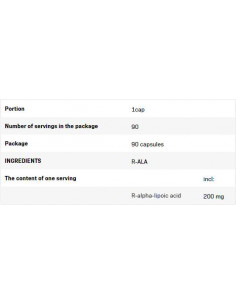 R-ALA | R-Alpha Lipoic Acid 200 mg 2