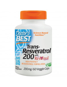 Trans-Resveratrol 200 mg | with ResVinol-25