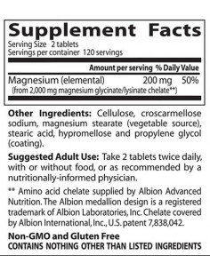 BEST High Absorption 100- Chelated Magnesium 2