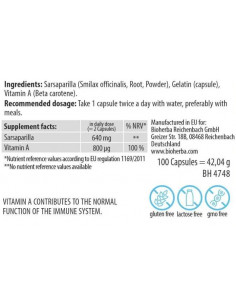 Sarsaparilla 250 mg 2
