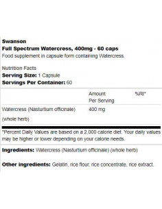 Full Spectrum Watercress 400 mg 2