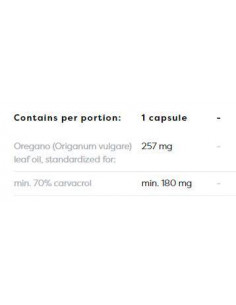 Oregano Oil 257 mg | 70- Carvacrol 2
