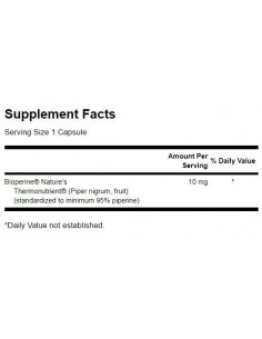 Bioperine Nutrient Absorption Enhancer 10 mg 2