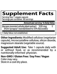 Bacopa with Synapsa 320 mg 2