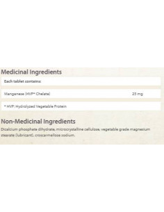 Manganese Chelate 25 mg 2