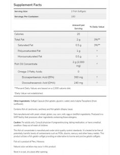 Omega 3 1000 mg | Fish Gelatin Softgels 2