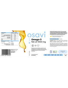 Omega 3 Fish Oil 1000 mg / Lemon Flavor 2