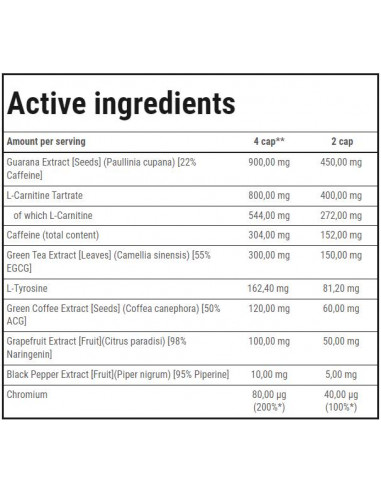 Thermo Fat Burner Max | Strong Extracts
