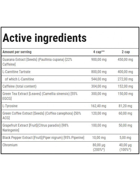 Thermo Fat Burner Max | Strong Extracts