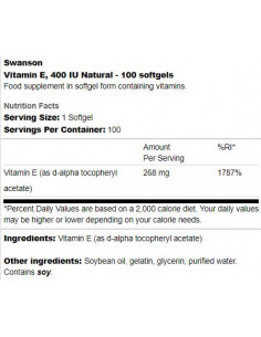 Vitamin E 400 IU Natural 2