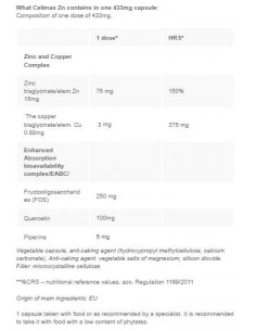 Celimax Zn | Zinc Bisglycinate 15 mg 2