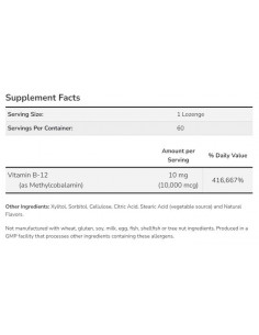 Methyl B-12 10000 mcg 2