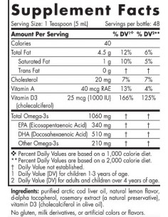Arctic-D Cod Liver Oil Liquid 850 mg 2