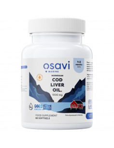 Norwegian Cod Liver Oil 1000 mg | Lemon Flavored