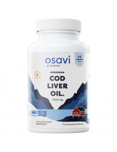 Norwegian Cod Liver Oil 1000 mg | Lemon Flavored