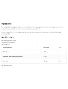 Marine Collagen -amp, Hyaluronic Acid Powder | with Vitamin C 2