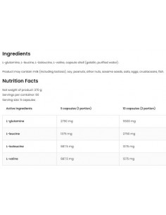 BCAA + Glutamine 5500 mg 2