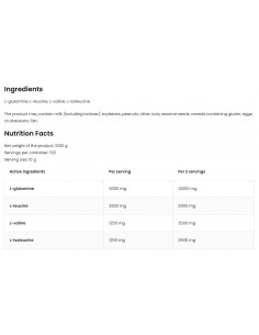 BCAA + GLUTAMINE Powder 2