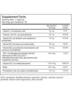 BEST Fully Active B Complex | with Quatrefolic 2