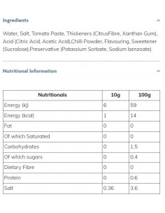 Skinny Sauce | Sriracha Hot Chilli 2