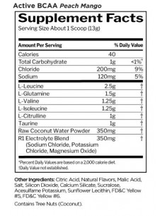 Active BCAA | with Taurine, Citrulline -amp, Electrolytes 2