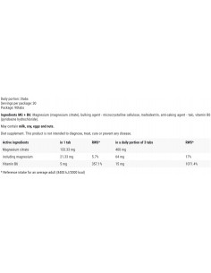 MG + B6 400 mg | Magnesium Citrate + B6 2