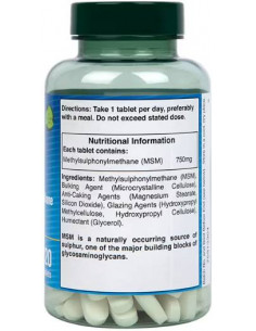 MSM / Methylsulphonylmethane 750 mg 2