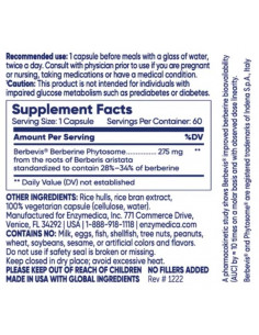 Berberine Phytosome | with Berbevis 2
