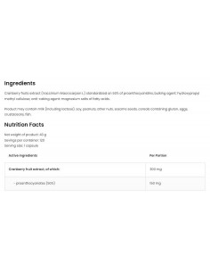 Cranberry Extract 300 mg | Vege 2