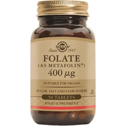 Solgar Фолат Метафолин 400 mcg 50 таблетки