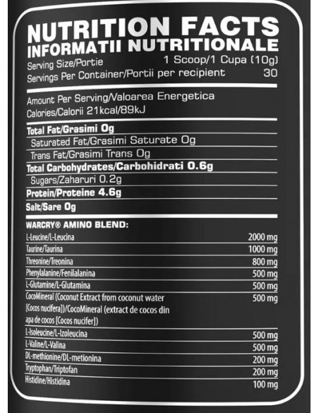 WarCry Amino | EAA with CocoMineral