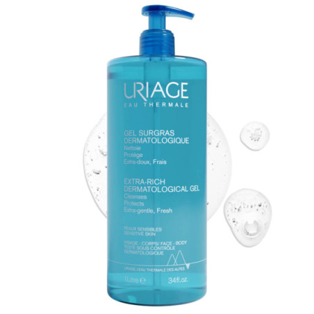 Uriage surgras liquide богат почистващ душ-гел 500мл